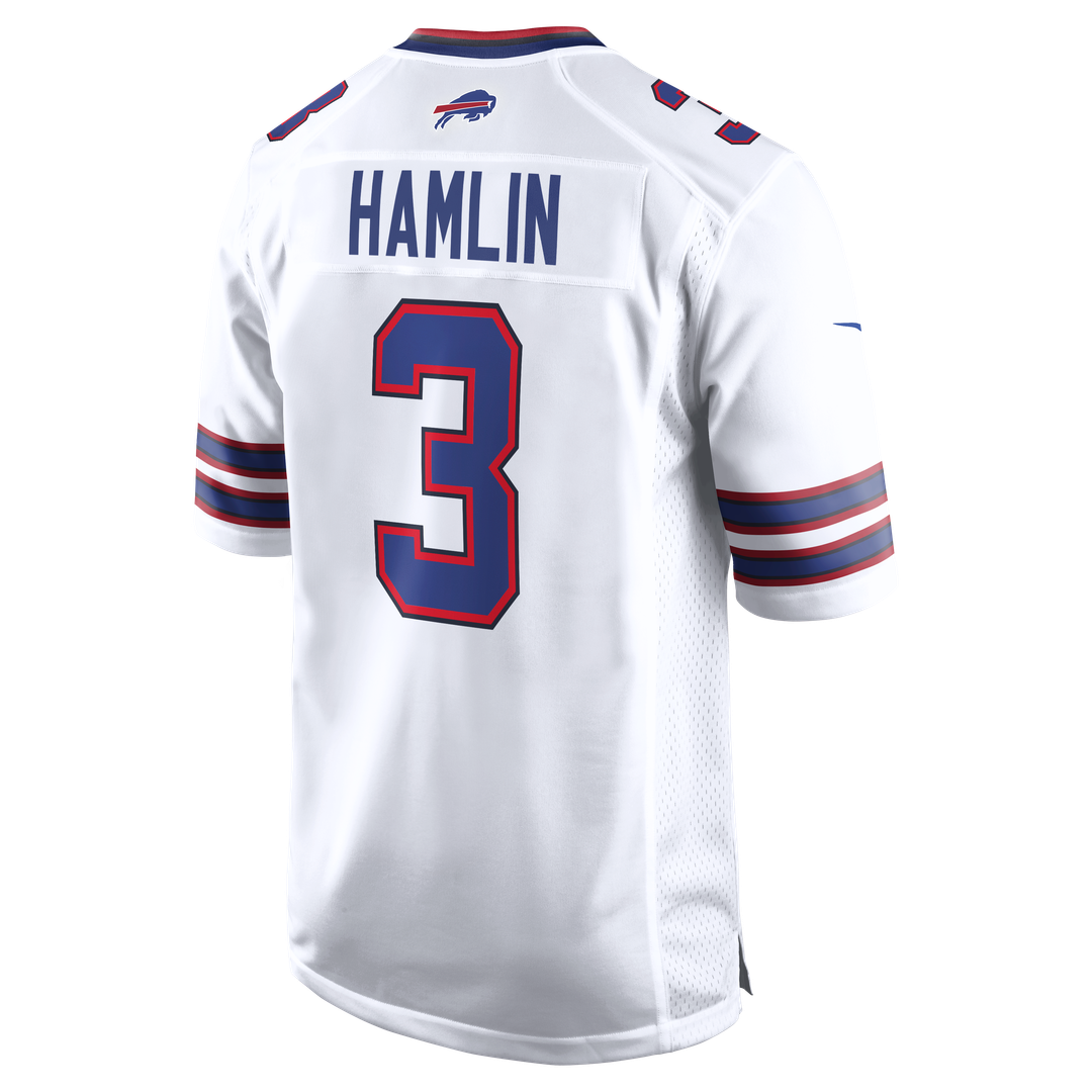 Buffalo Bills Damar Hamlin Nike White Game Jersey product image 3