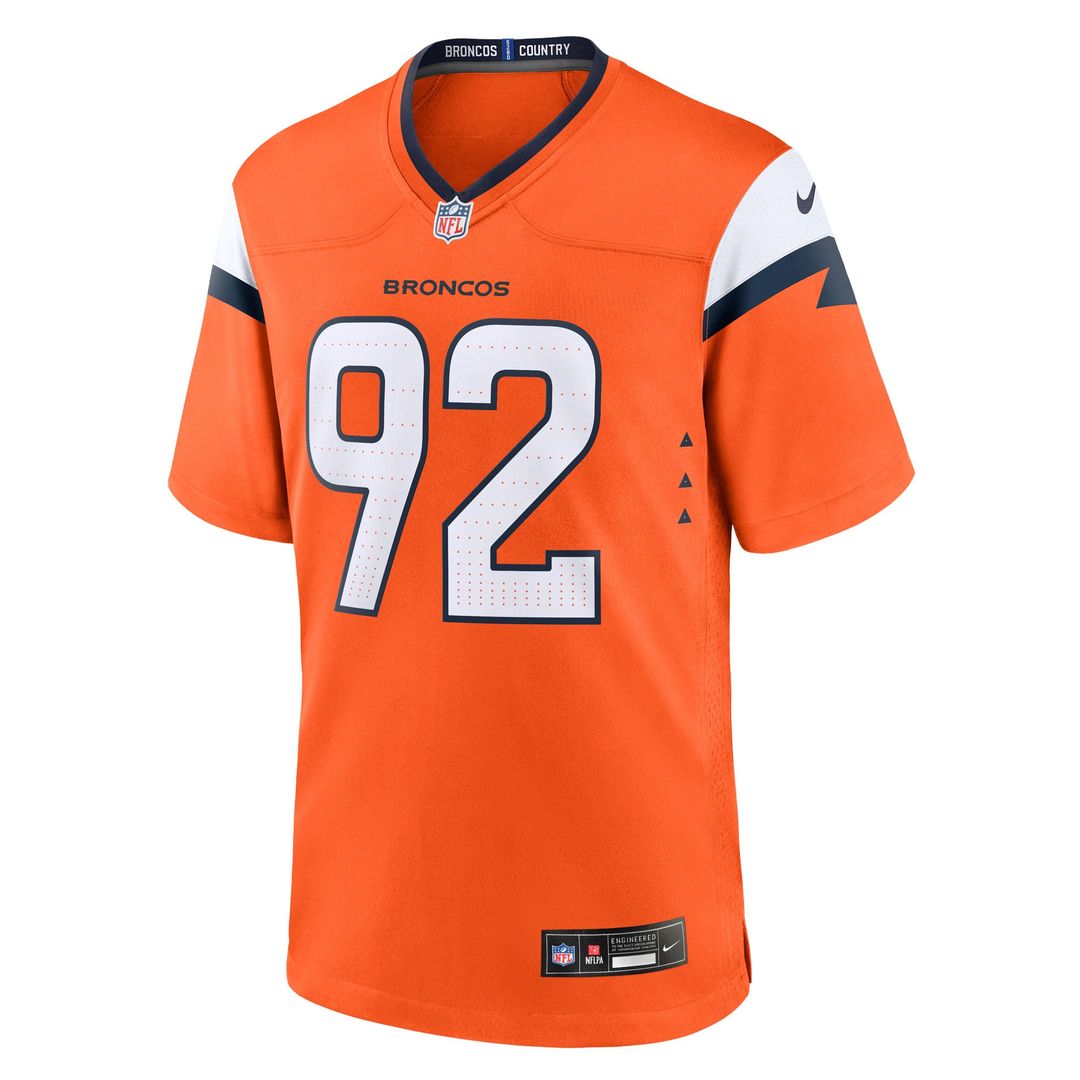 Denver Broncos Dondrea Tillman Nike Orange Game Jersey product image 2