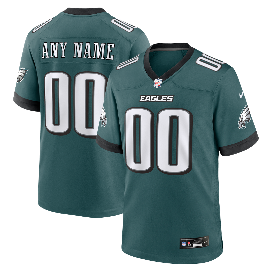 Philadelphia Eagles Nike Midnight Green Team Custom Jersey product image 4