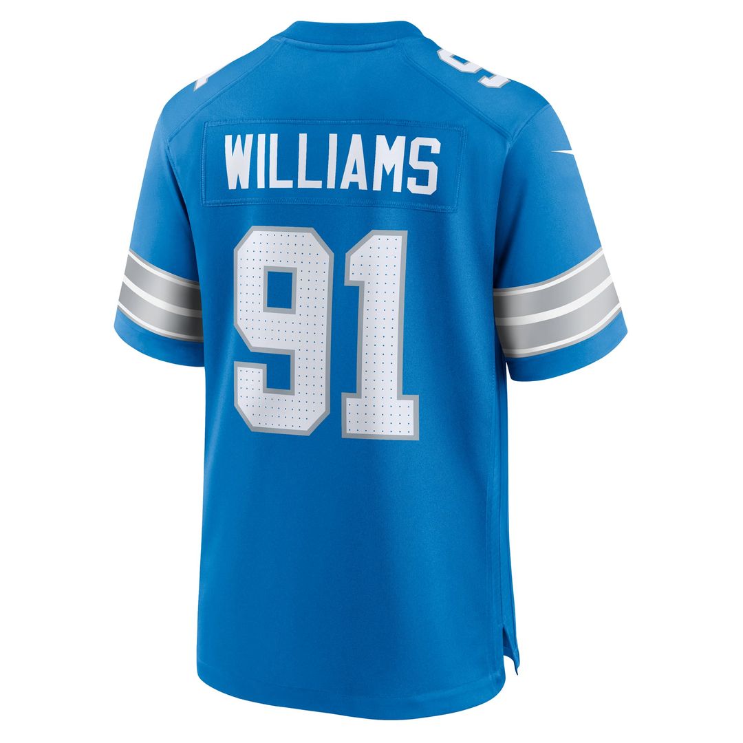Detroit Lions Tyleik Williams Nike Blue Game Jersey product image 3