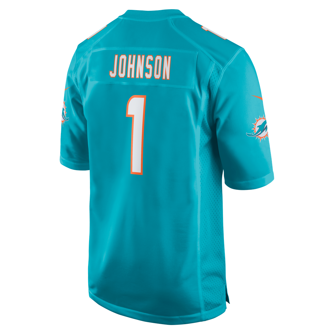 Miami Dolphins Chris Johnson Nike Aqua Game Jersey product image 3