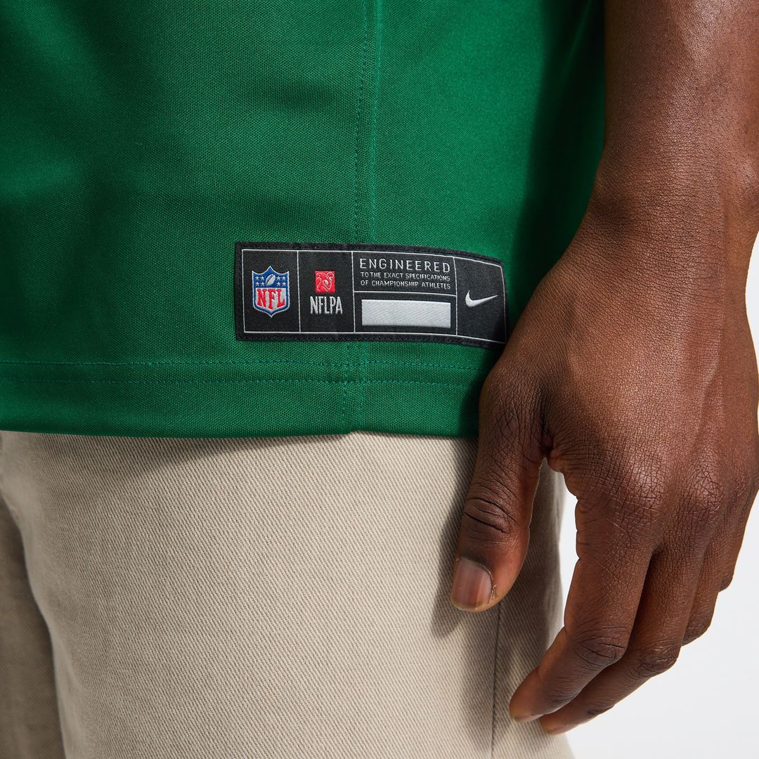 New York Jets Garrett Wilson Nike Legacy Green Team Vapor product image 14