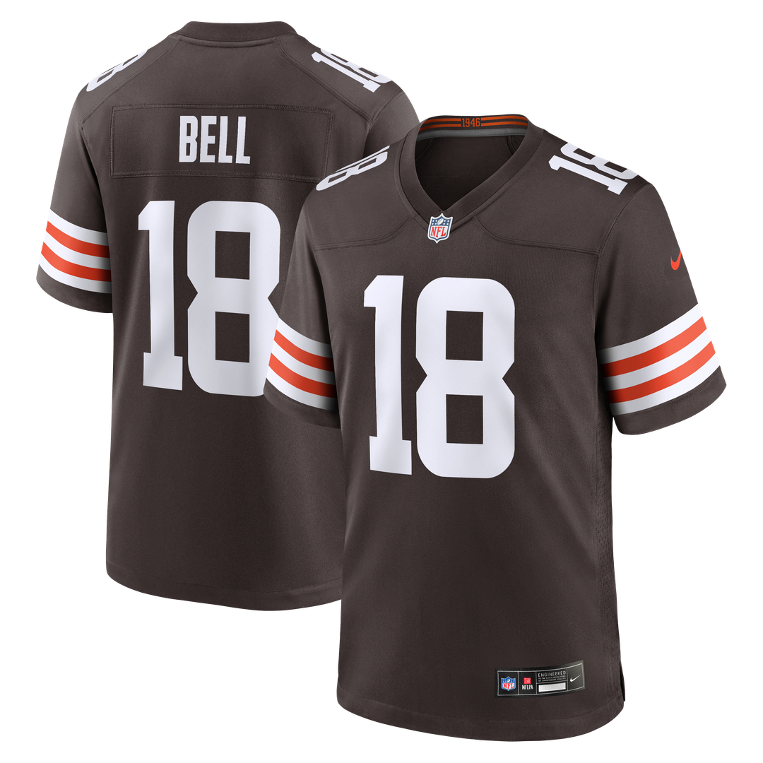 Cleveland Browns David Bell Nike Brown Game Jersey product image 1