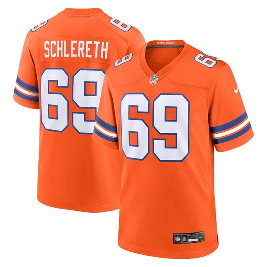 Denver Broncos Mark Schlereth Nike Orange Retired Player product image 1