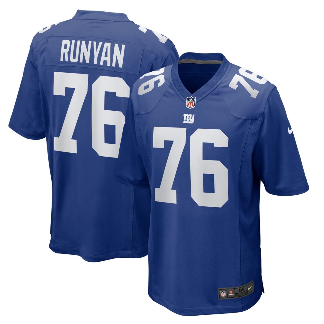 New York Giants Jon Runyan Nike Royal Game Jersey product image 1