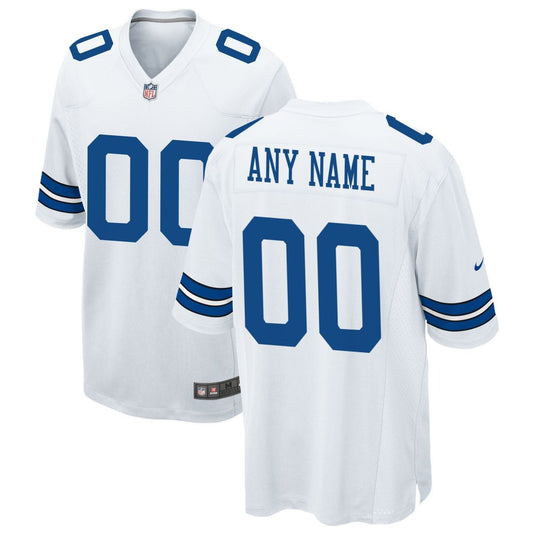 Dallas Cowboys Nike White Custom Jersey product image 1