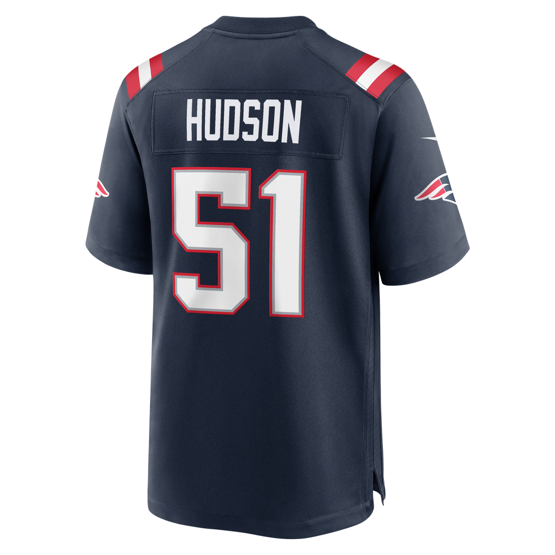 New England Patriots James Hudson Nike Navy Game Jersey product image 5