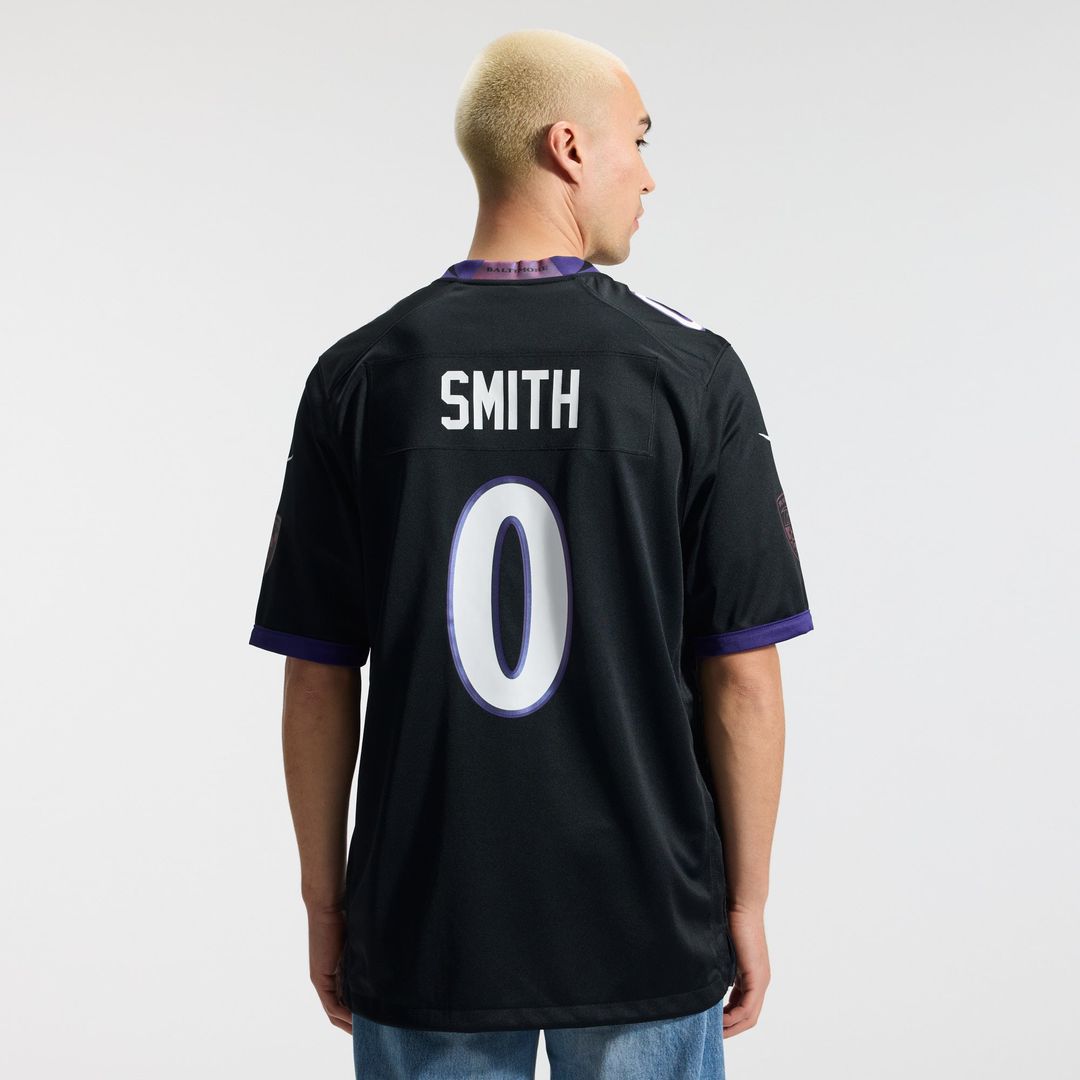 Baltimore Ravens Roquan Smith Nike Black Alternate Game product image 16