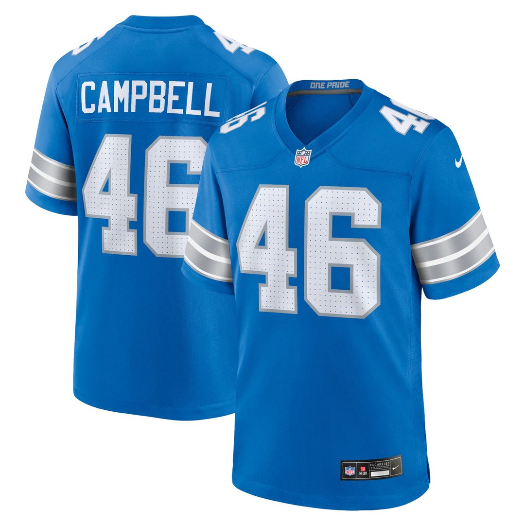 Detroit Lions Jack Campbell Nike Black 2nd Alternate Game product image 13