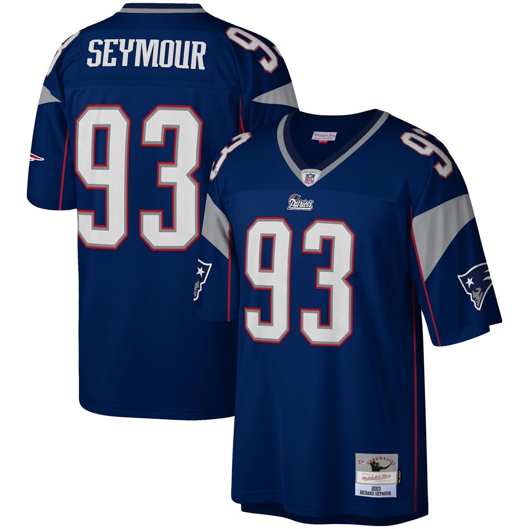 New England Patriots Richard Seymour Mitchell & Ness Navy product image 1