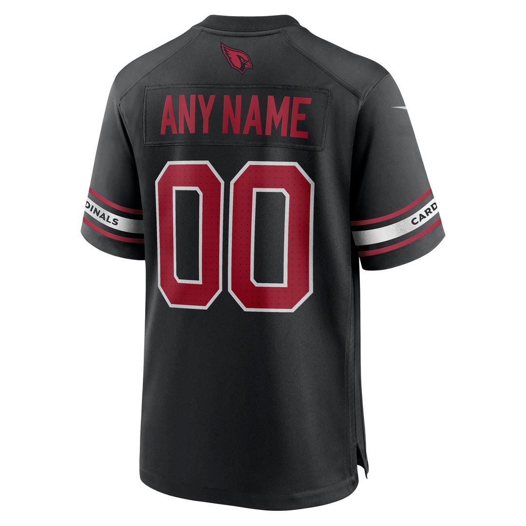Arizona Cardinals Nike Black Alternate Custom Jersey product image 9