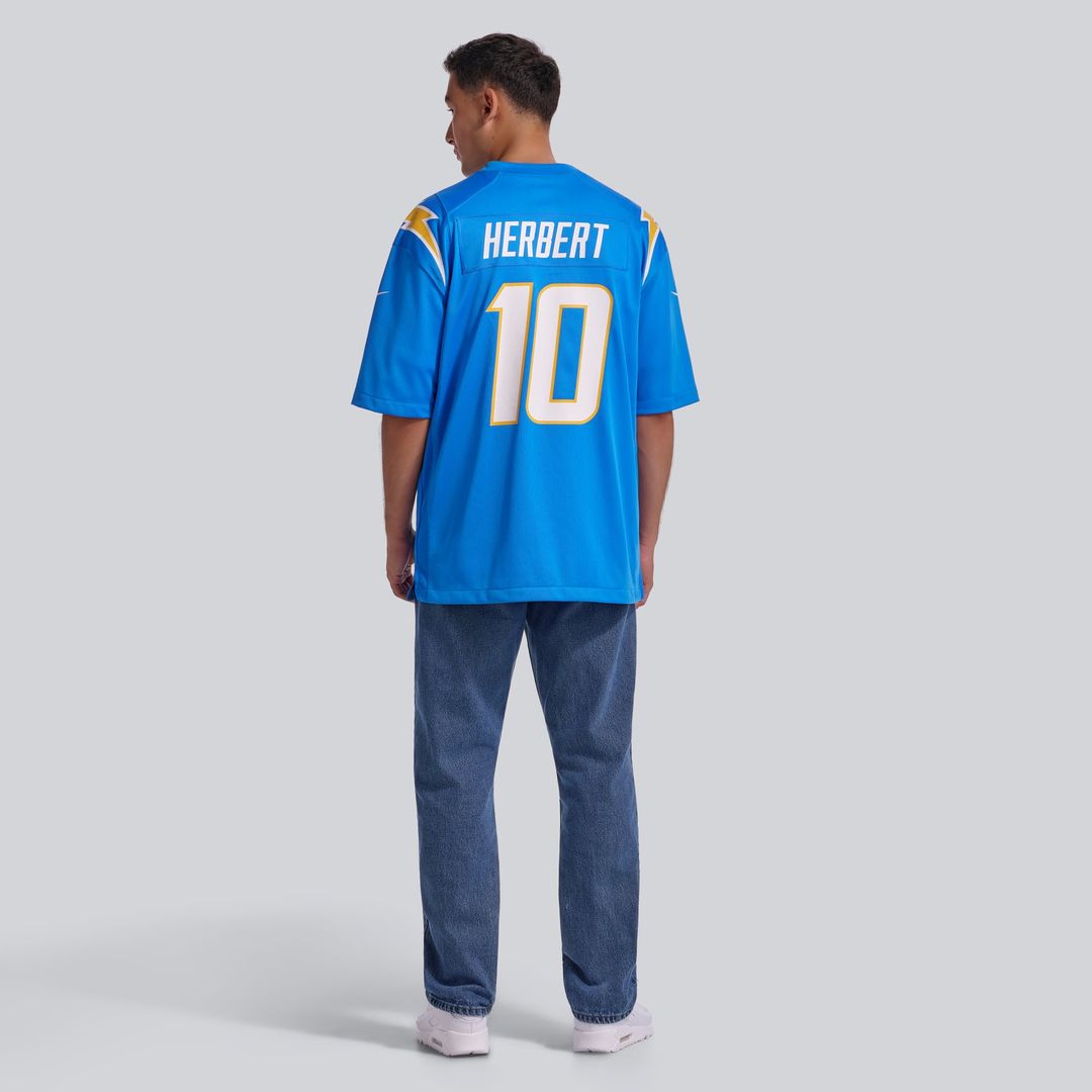Los Angeles Chargers Justin Herbert Nike Powder Blue Game product image 5