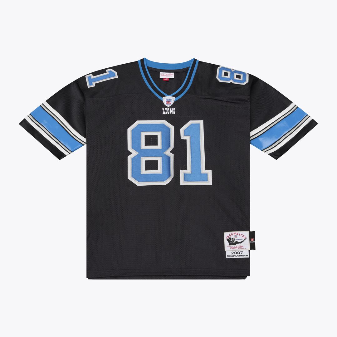 Detroit Lions Calvin Johnson Mitchell & Ness Black 2007 product image 9