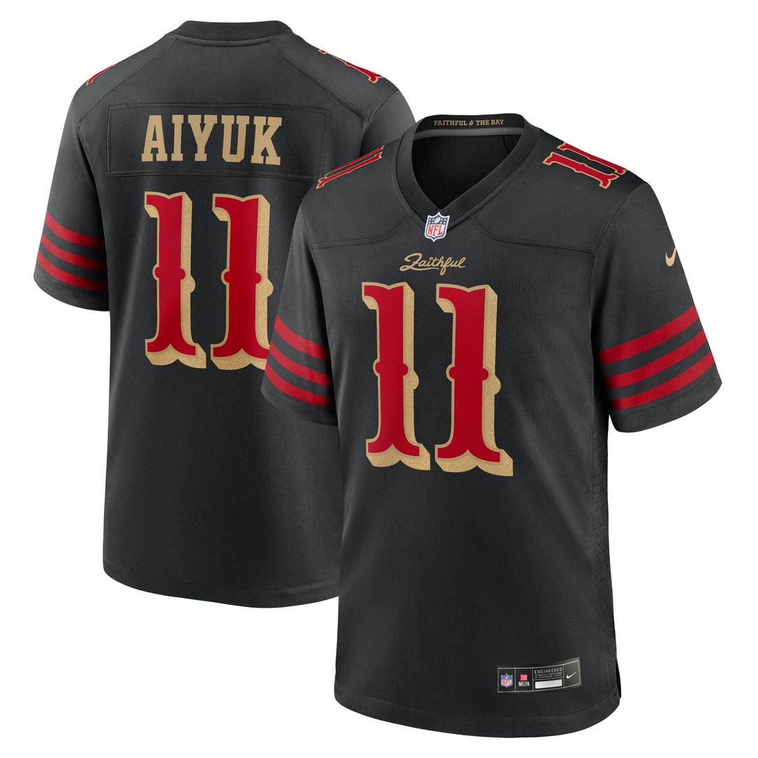 San Francisco 49ers Brandon Aiyuk Nike Black Rivalries product image 1