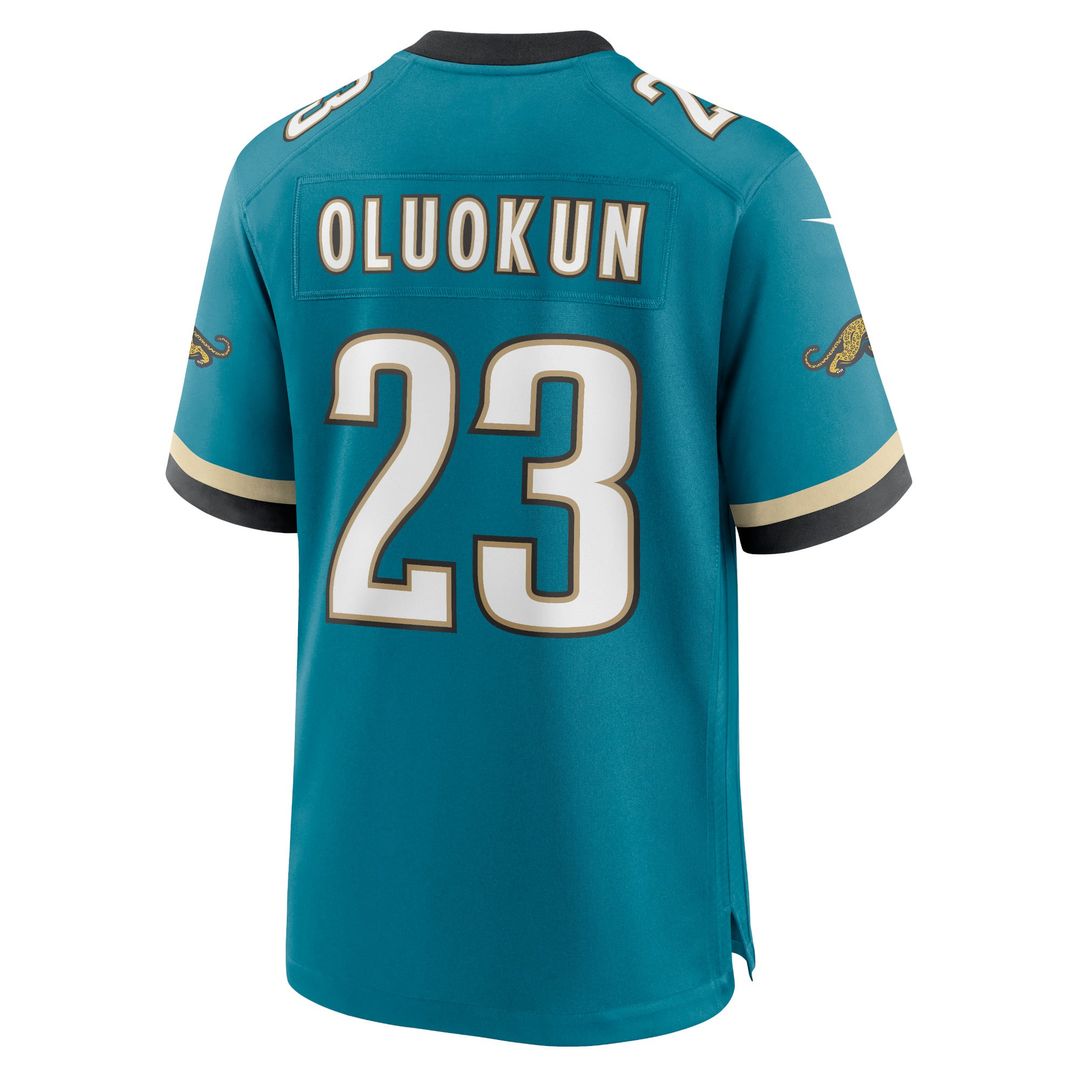 Jacksonville Jaguars Foye Oluokun Nike Teal Prowler product image 3