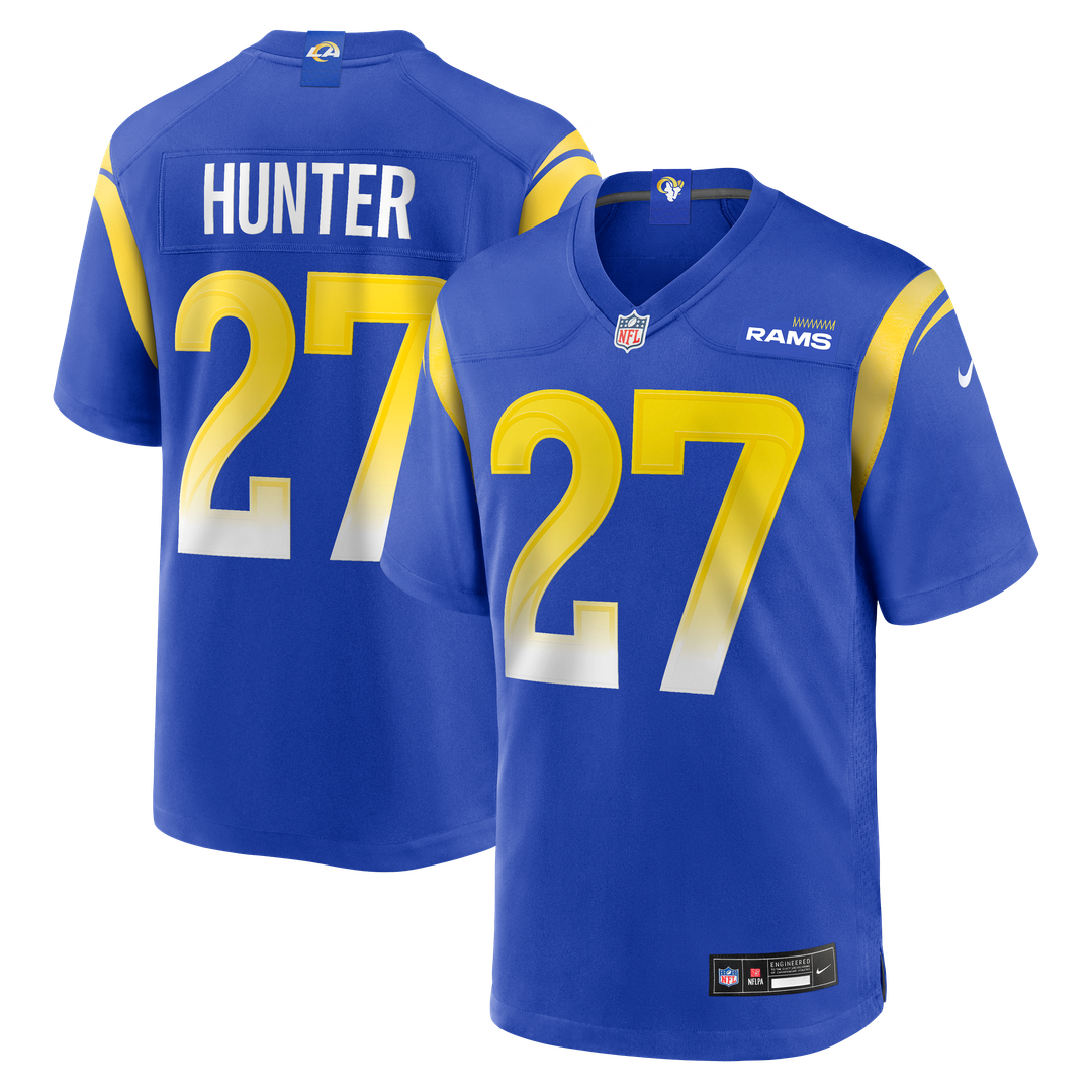 Los Angeles Rams Jarquez Hunter Nike Royal Game Jersey product image 1