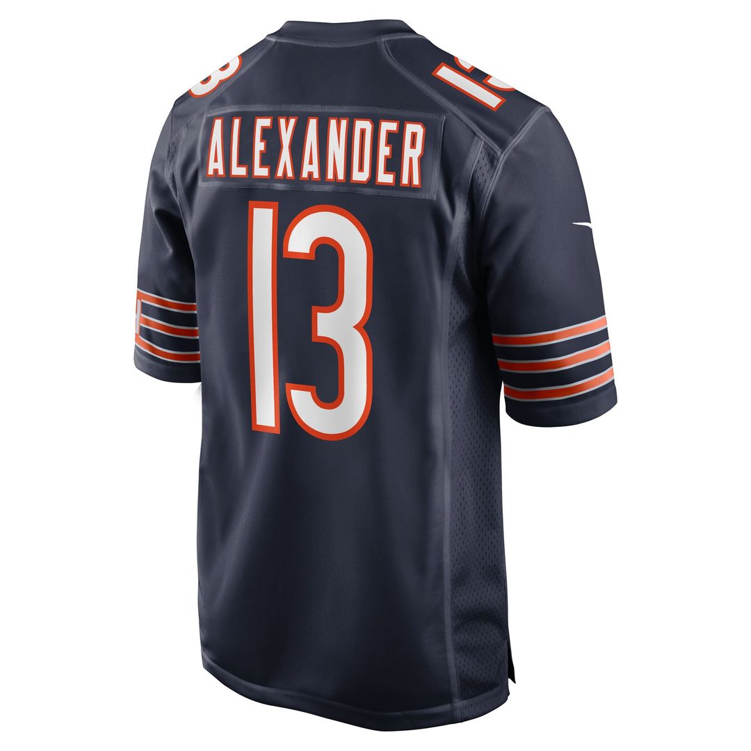 Chicago Bears Maurice Alexander Nike Navy Game Jersey product image 3