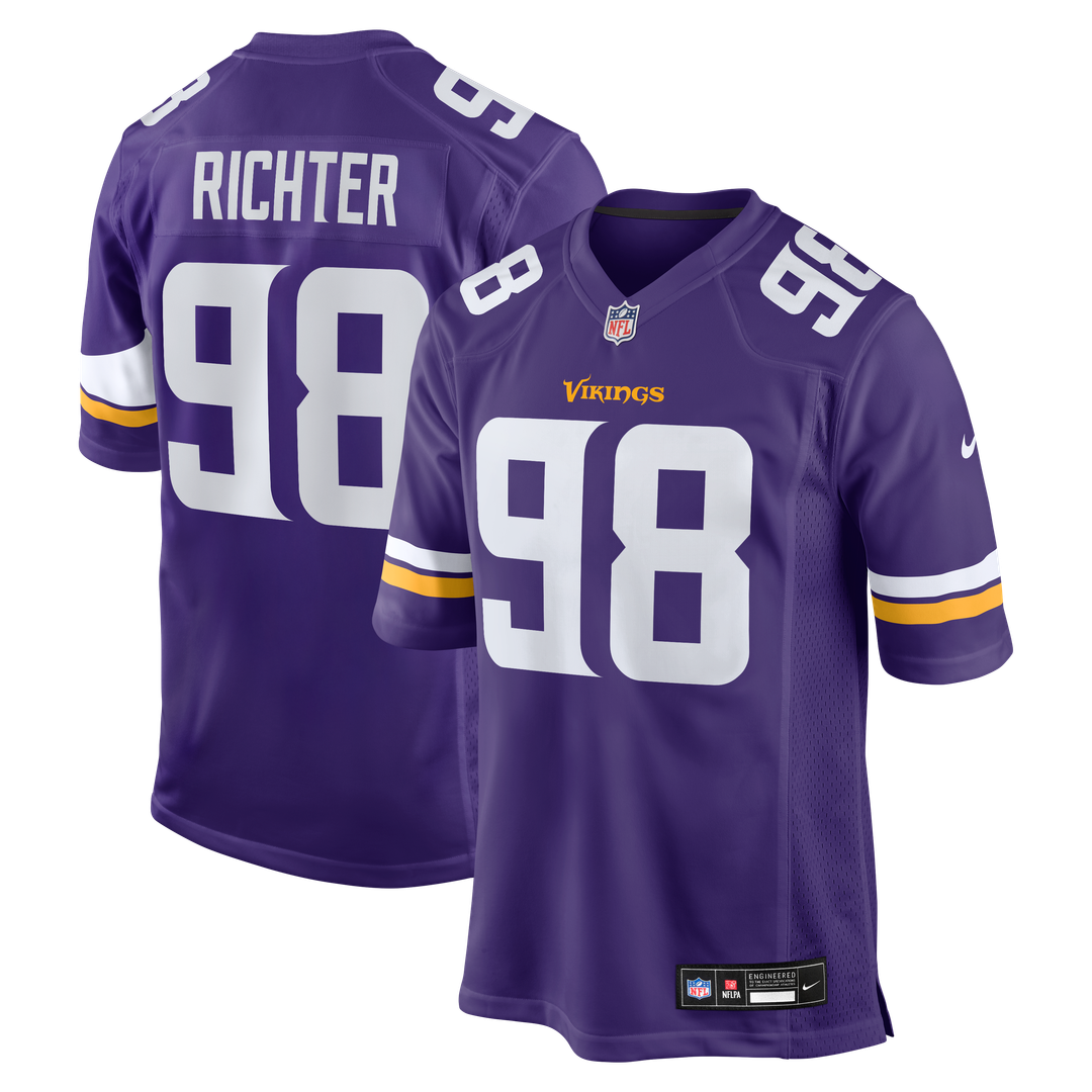 Minnesota Vikings Bo Richter Nike Purple Game Jersey product image 1