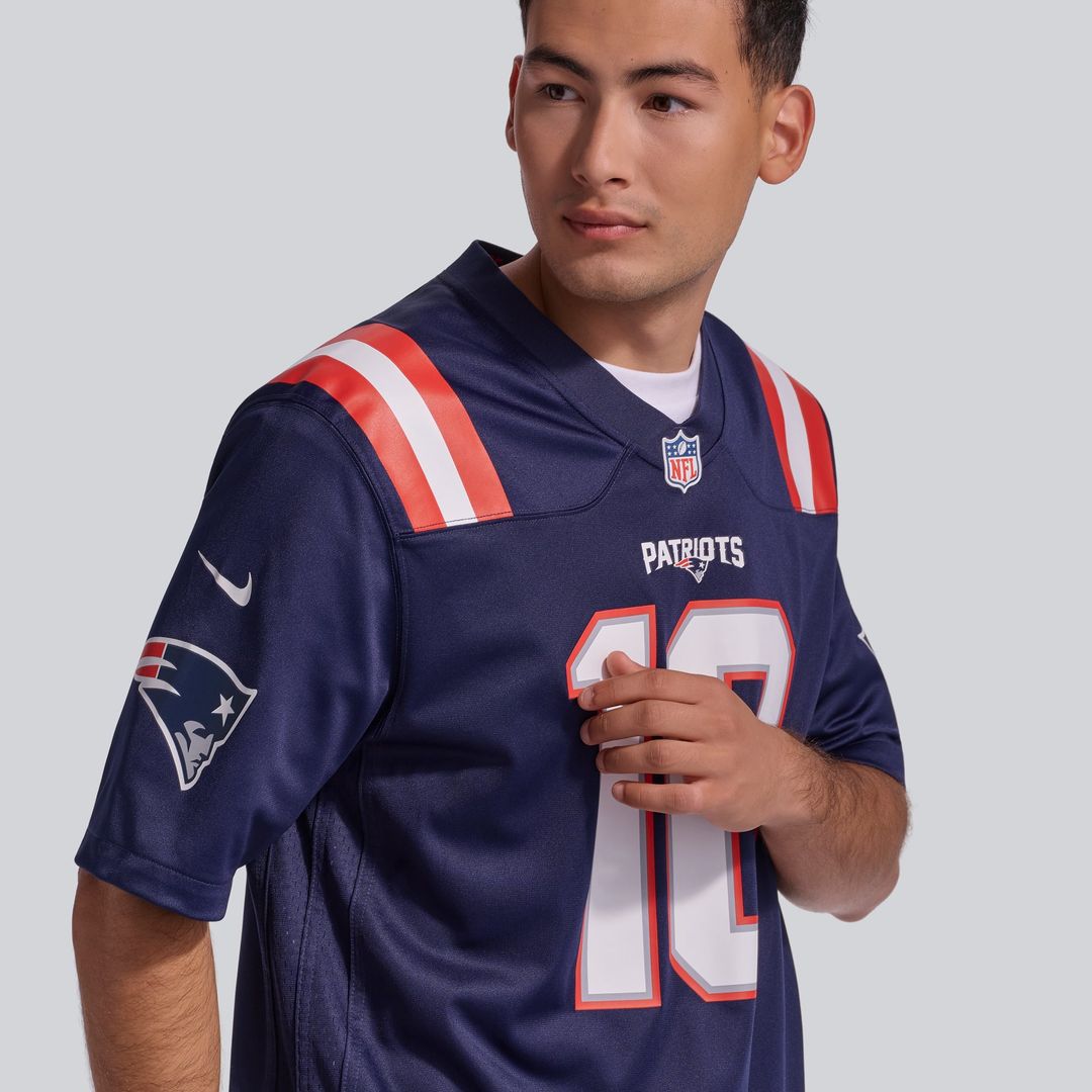New England Patriots Drake Maye Nike White Game Jersey product image 15