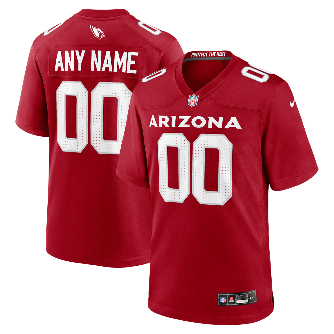 Arizona Cardinals Nike Black Alternate Custom Jersey product image 13