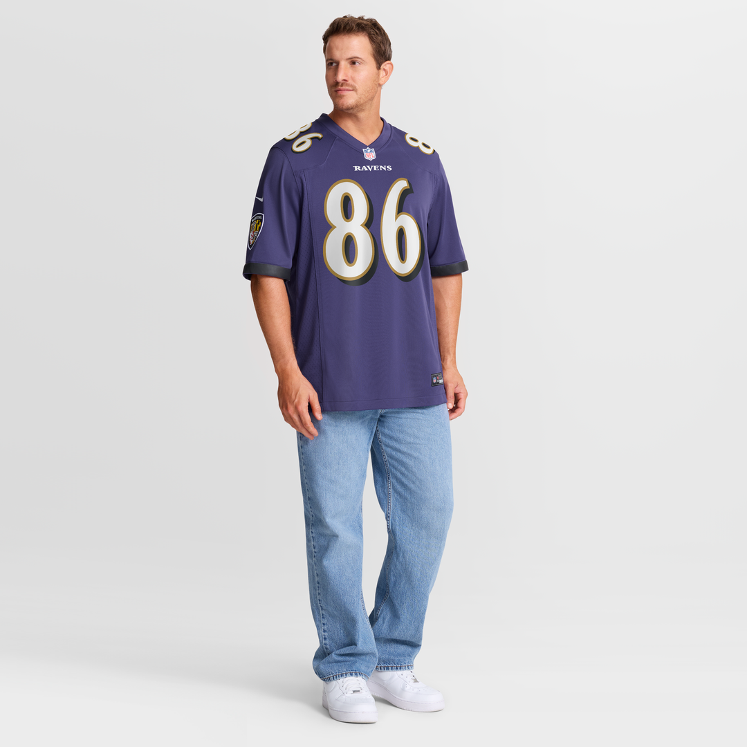 Baltimore Ravens Cornelius Johnson Nike Purple Game Jersey product image 6