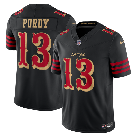 San Francisco 49ers Brock Purdy Nike Black Rivalries product image 1