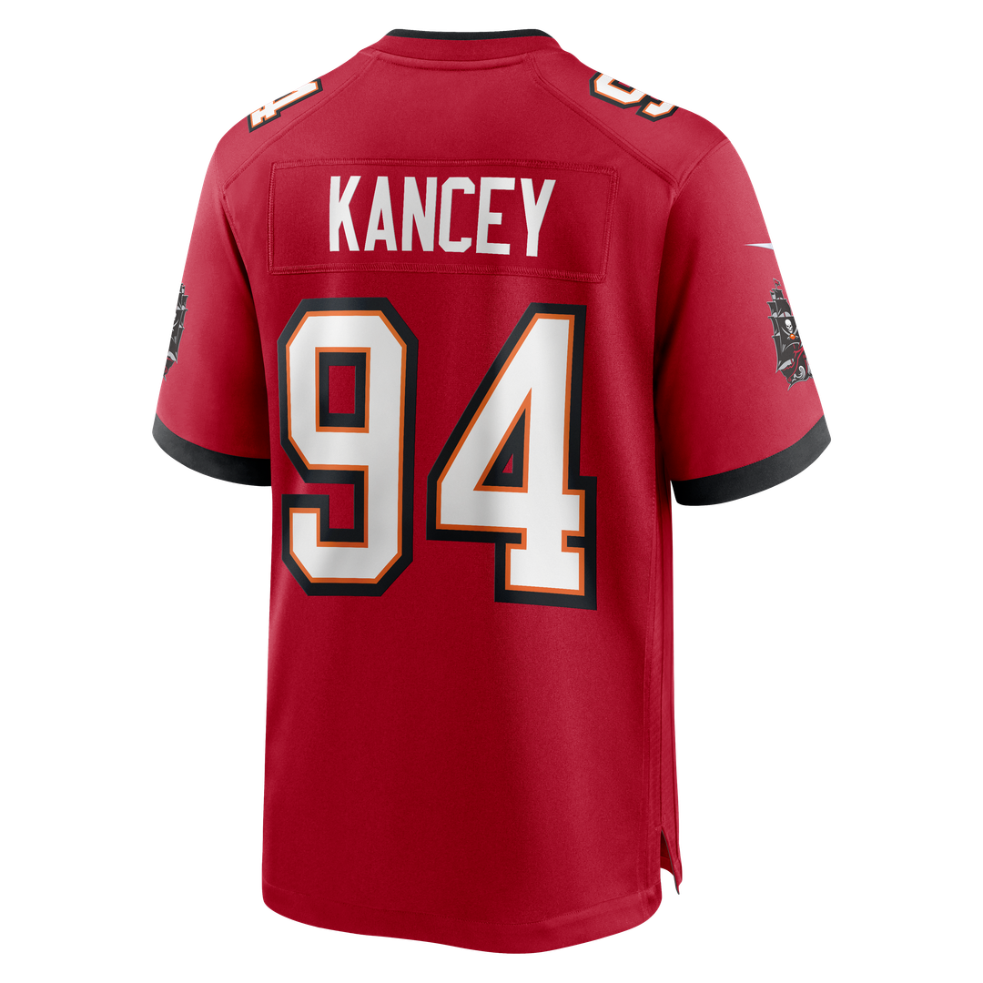 Tampa Bay Buccaneers Calijah Kancey Nike Red Game Jersey product image 3