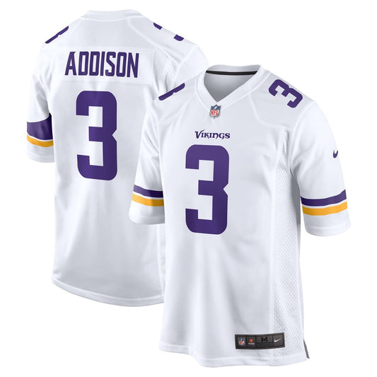 Minnesota Vikings Jordan Addison Nike White Away Game Jersey product image 1