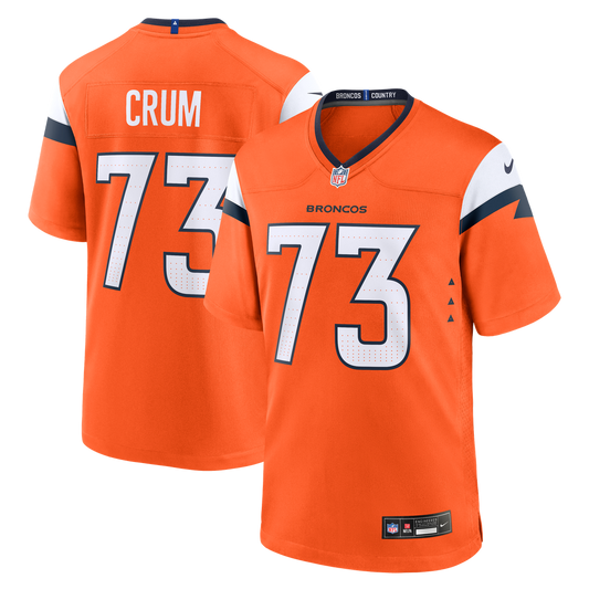 Denver Broncos Frank Crum Nike Orange Game Jersey product image 1