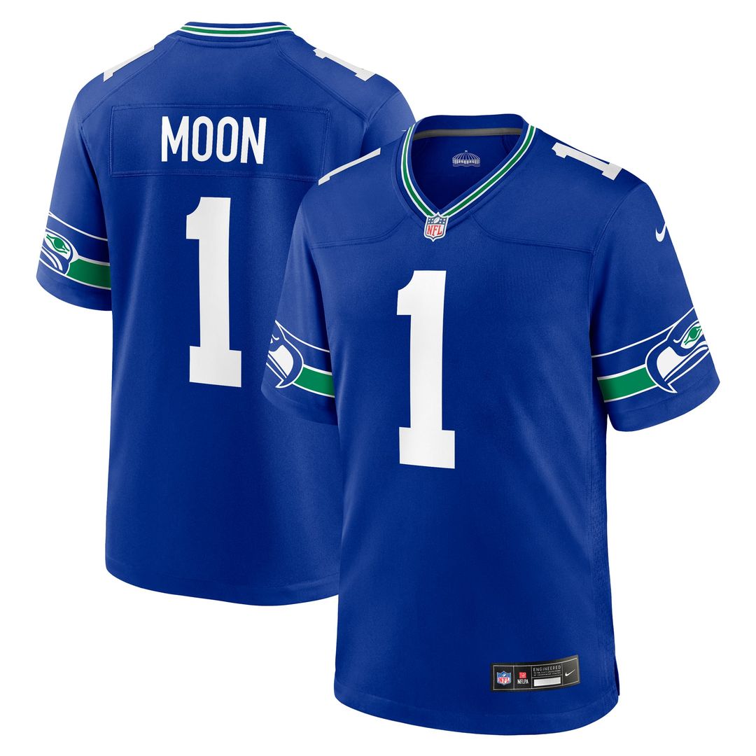 Seattle Seahawks Warren Moon Nike Royal Retired Player product image 1