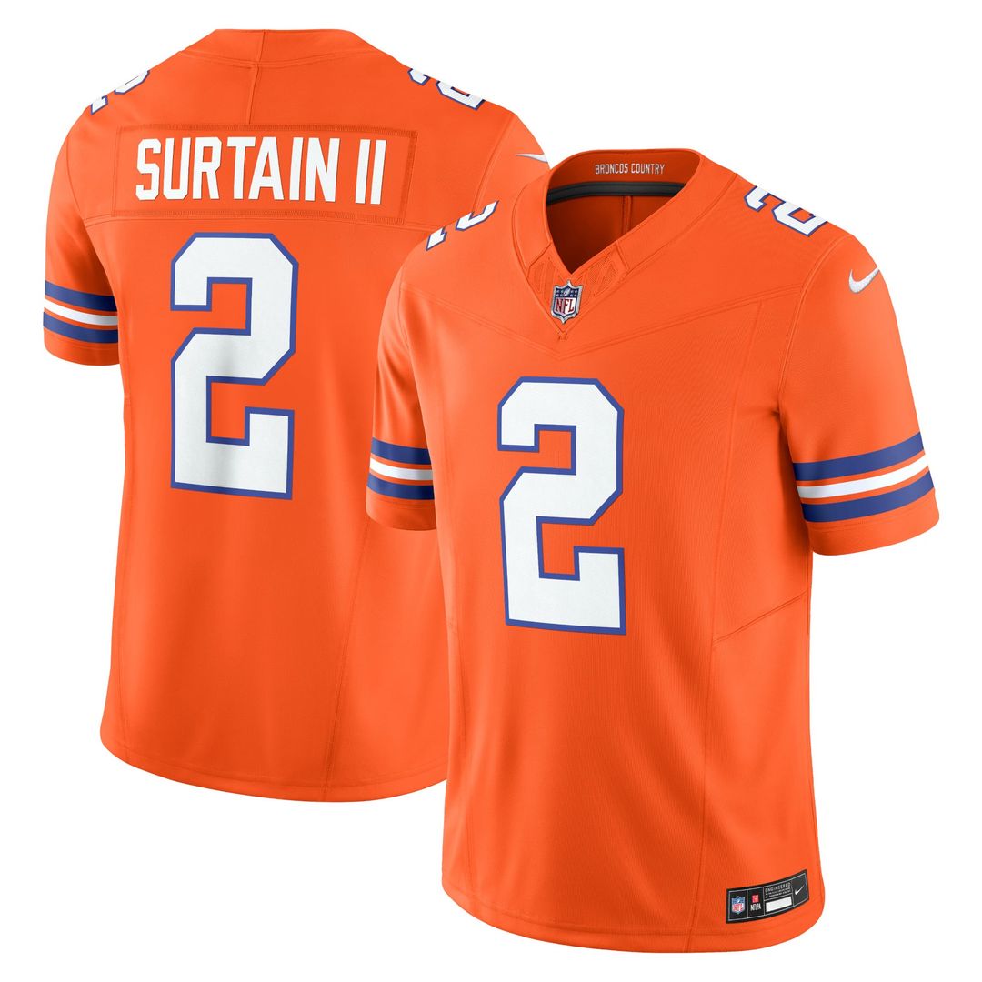 Denver Broncos Patrick Surtain II Nike Orange Alternate product image 1