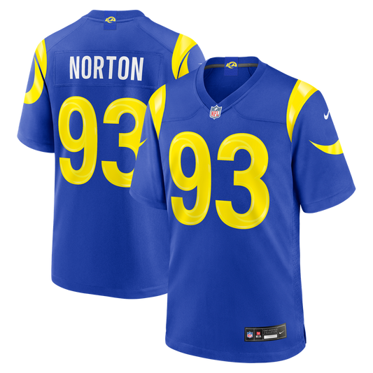 Los Angeles Rams Bill Norton Nike Royal Game Jersey product image 1