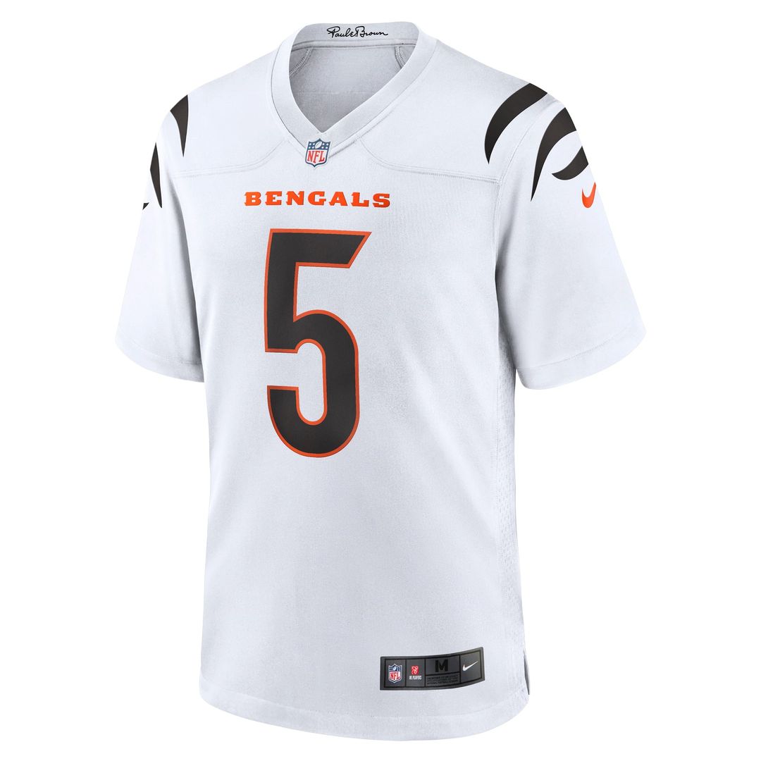 Cincinnati Bengals Tee Higgins Nike White Game Jersey product image 2