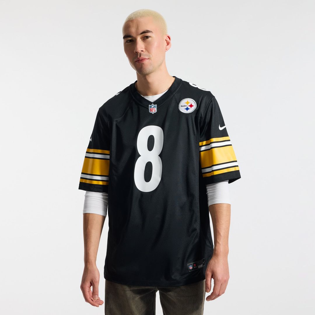 Pittsburgh Steelers Aaron Rodgers Nike White Game Jersey product image 8