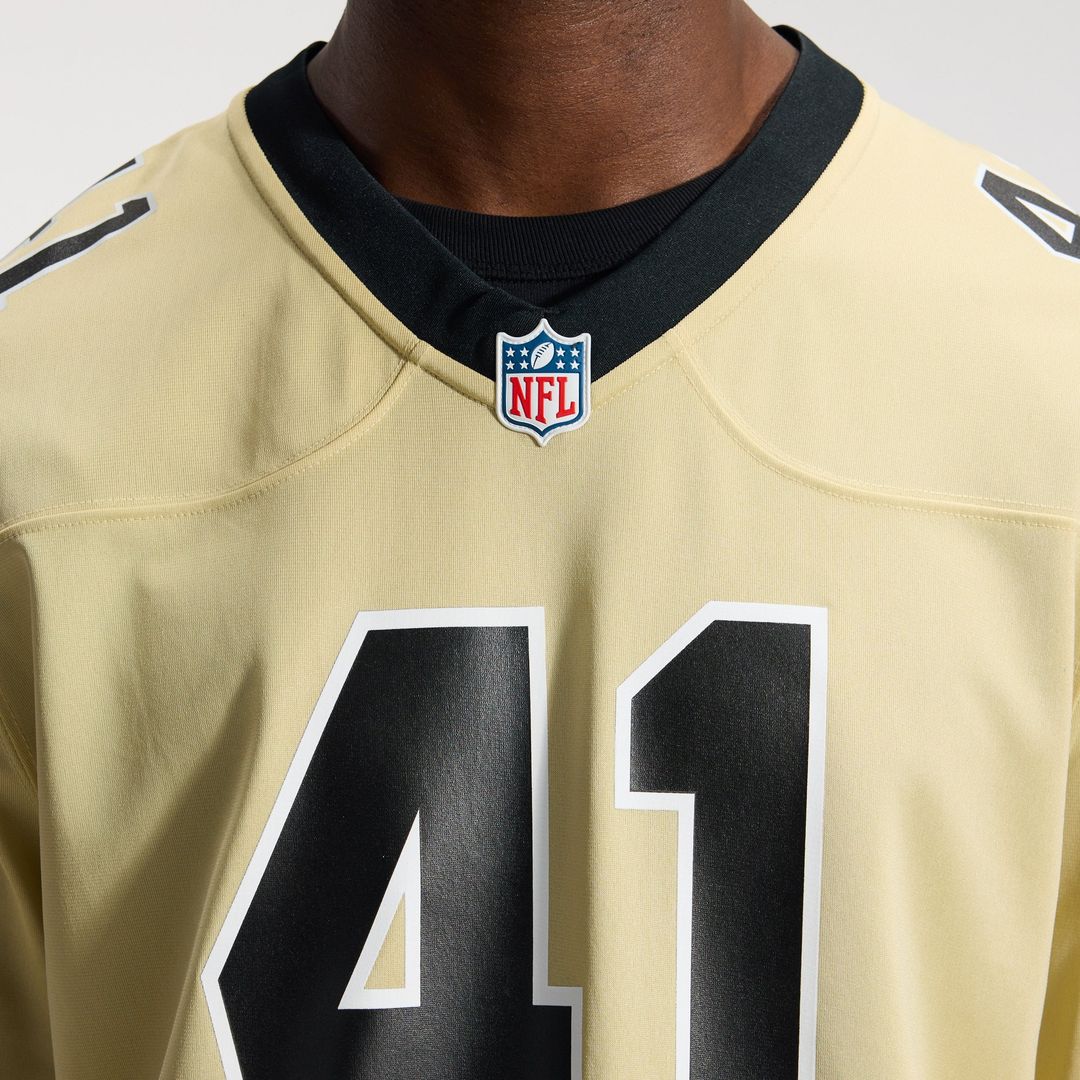 New Orleans Saints Alvin Kamara Nike Black Game Jersey product image 28