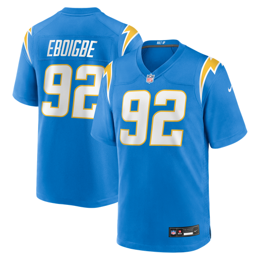 Los Angeles Chargers Justin Eboigbe Nike Powder Blue Game product image 1
