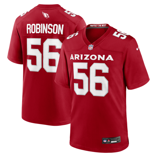 Arizona Cardinals Darius Robinson Nike Cardinal Game Jersey product image 1