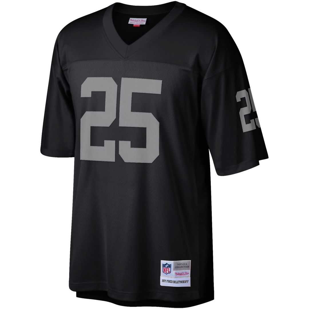 Las Vegas Raiders Fred Biletnikoff Mitchell & Ness Black product image 2