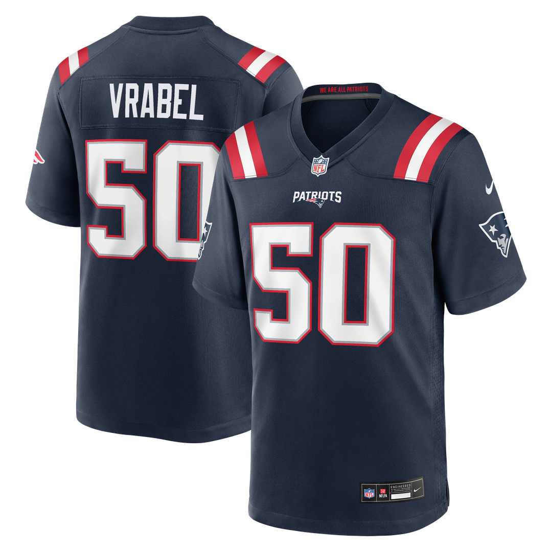New England Patriots Mike Vrabel Nike Navy Retired Player product image 9