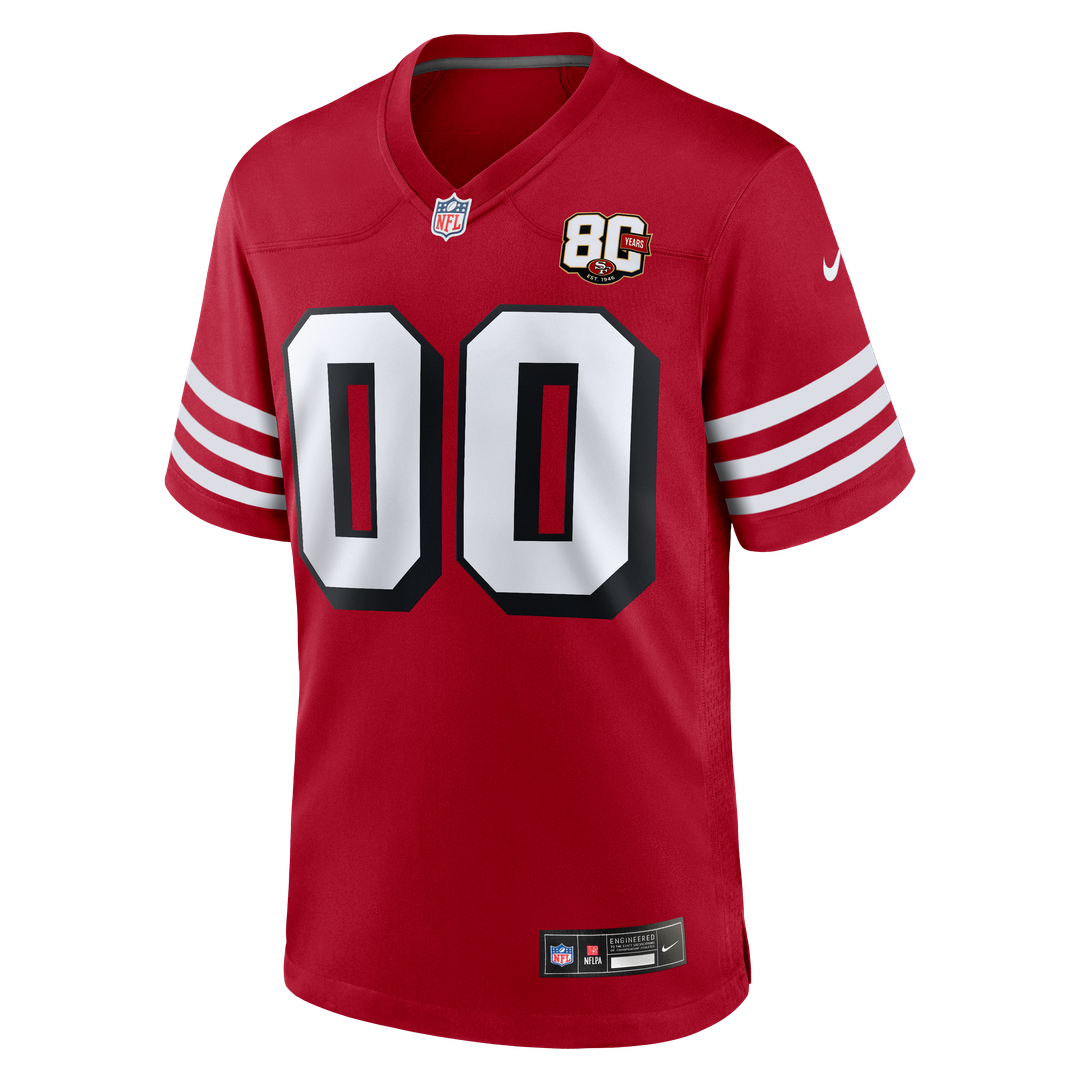 San Francisco 49ers Nike Scarlet Custom Jersey product image 18