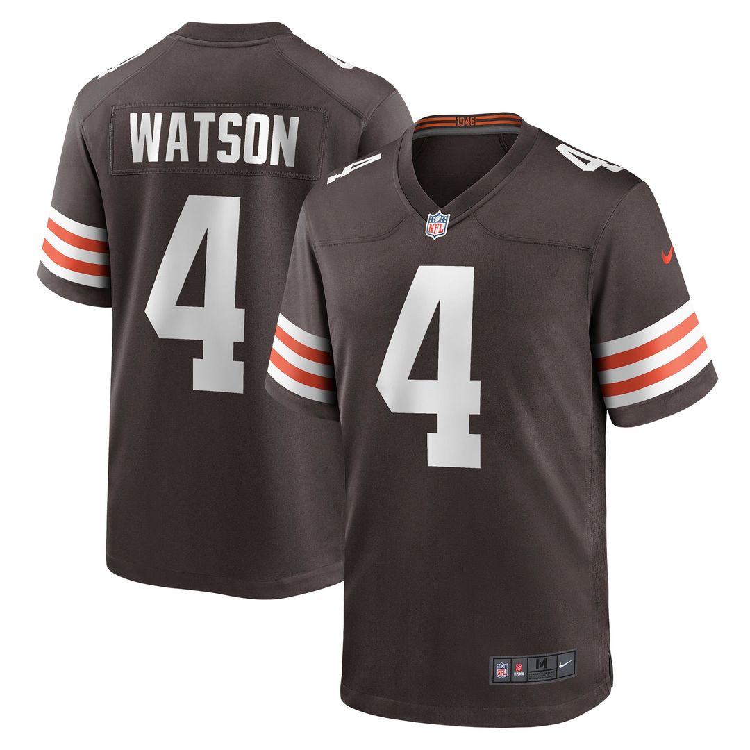 Cleveland Browns Deshaun Watson Nike White Game Jersey product image 7