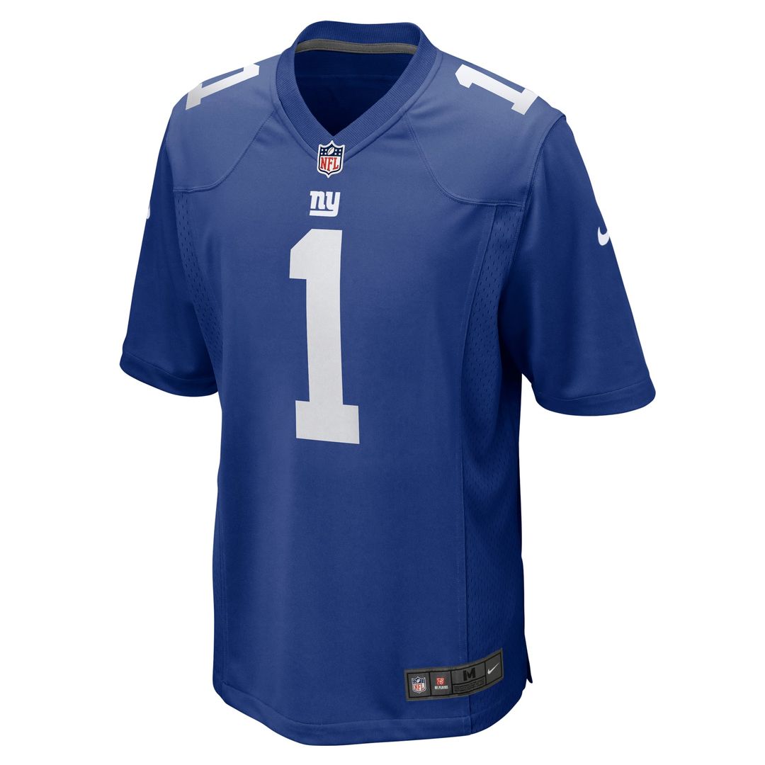 New York Giants Number 1 Dad Nike Royal Game Jersey product image 2