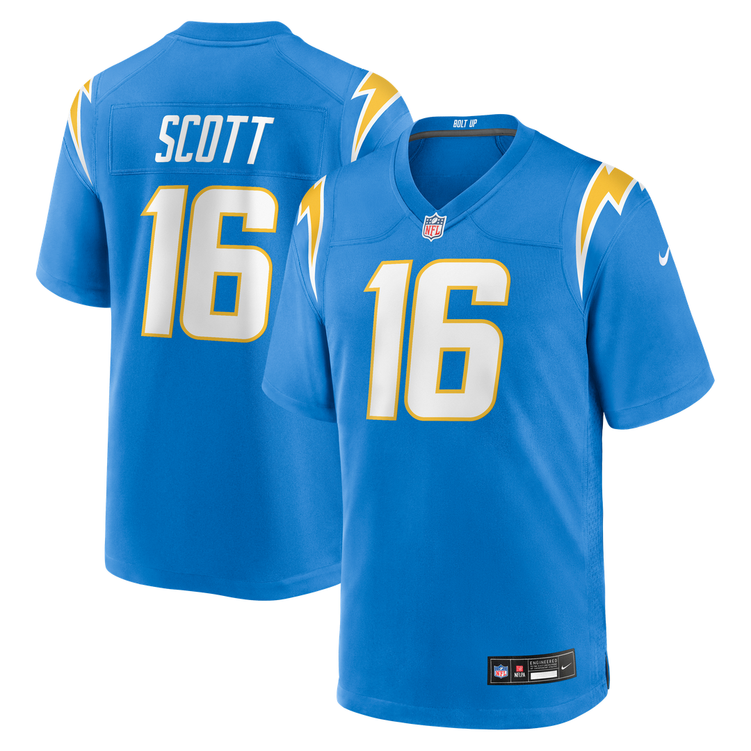 Los Angeles Chargers JK Scott Nike Powder Blue Game Jersey product image 1
