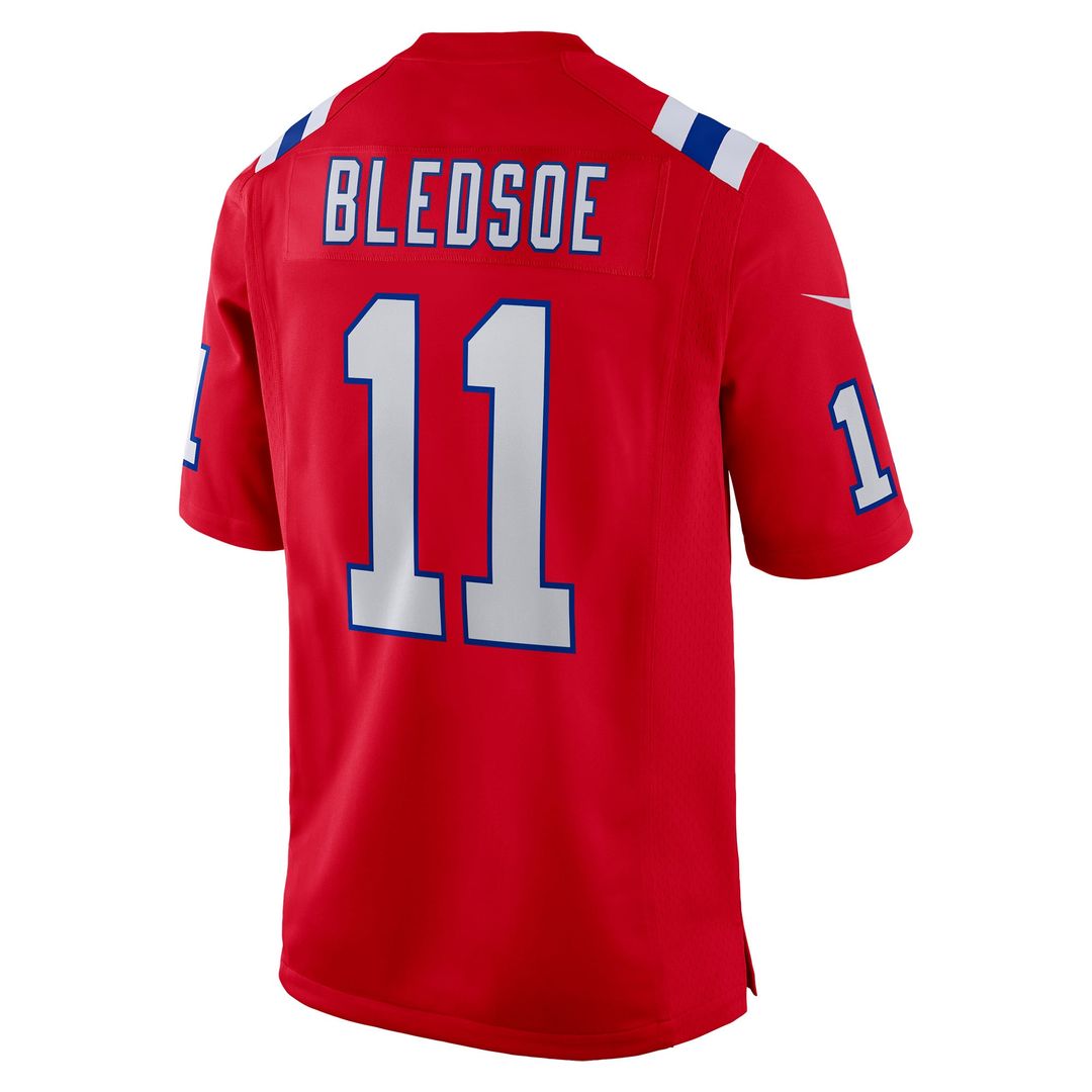 New England Patriots Drew Bledsoe Nike Red Retired Player product image 3