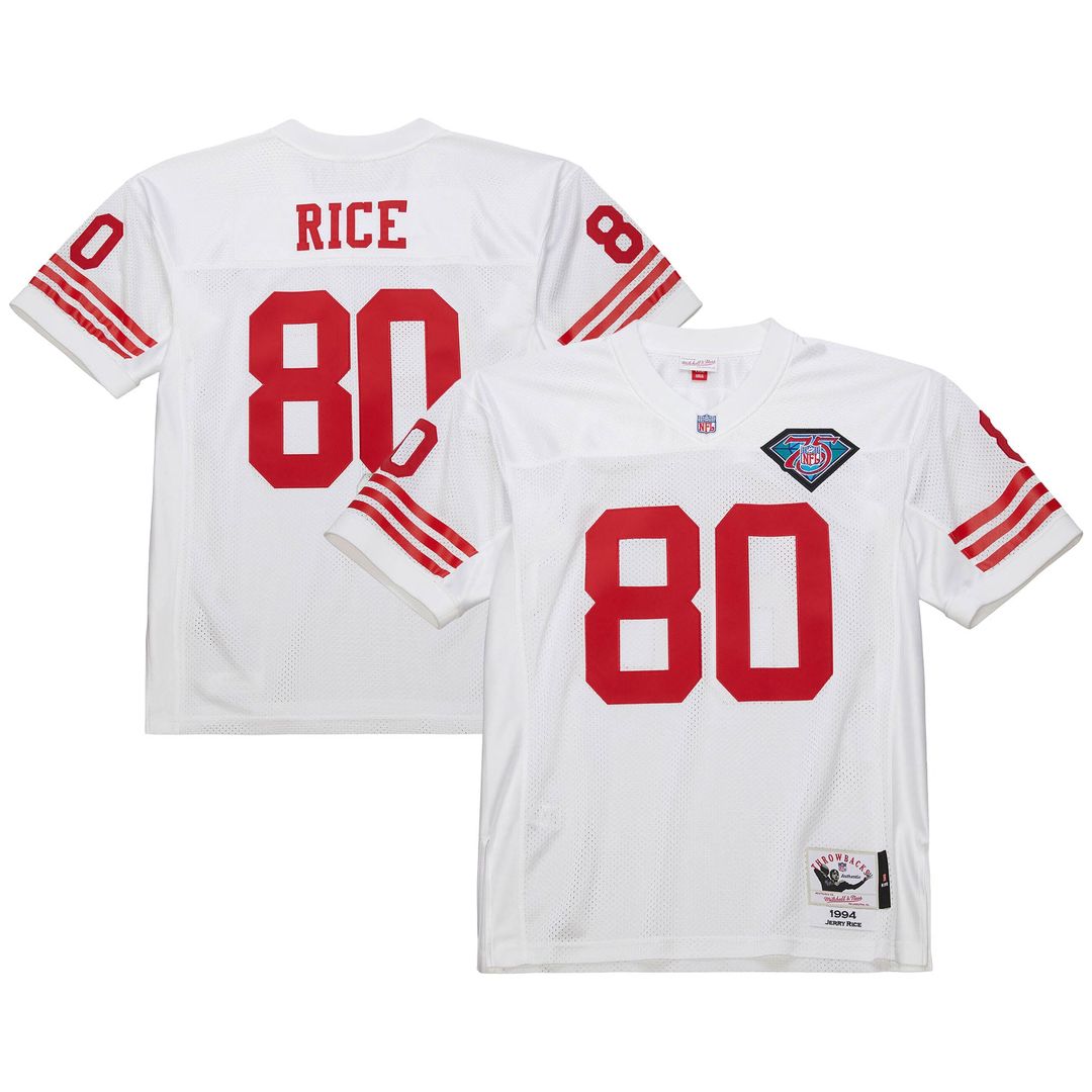San Francisco 49ers 1994 Jerry Rice Mitchell & Ness White product image 1