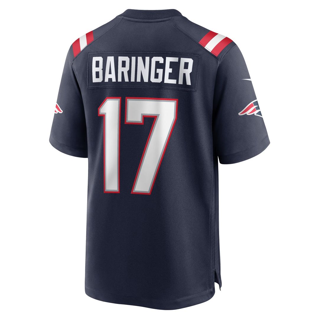 New England Patriots Bryce Baringer Nike Navy Game Jersey product image 3