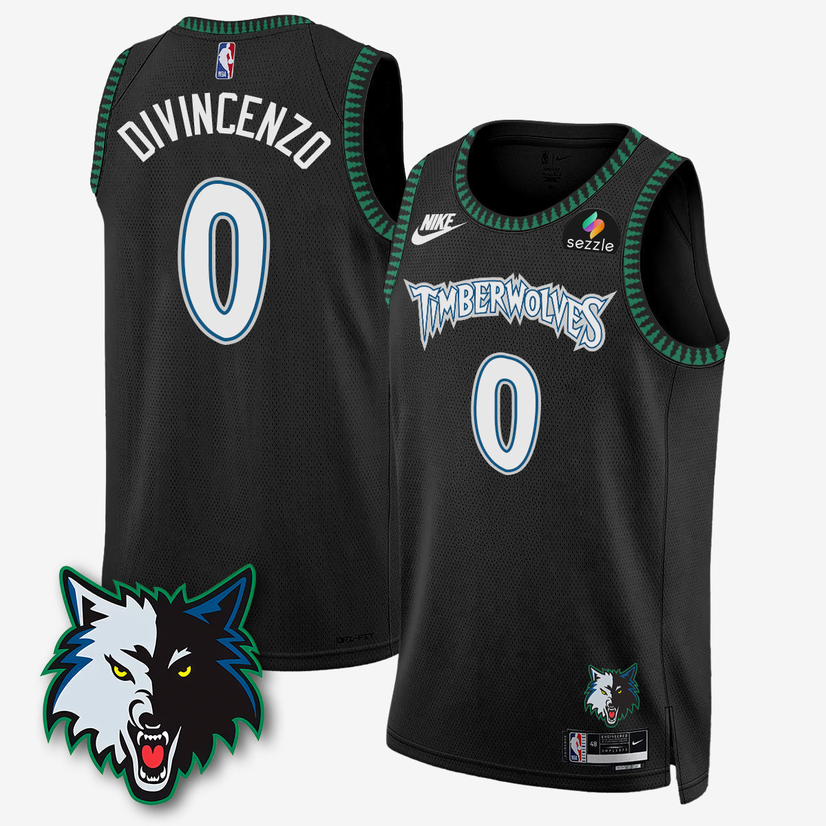 MIN "Black Trees" 25/26 Classic Edition Jersey - Stitched product image 3, provided for visual reference and product detail
