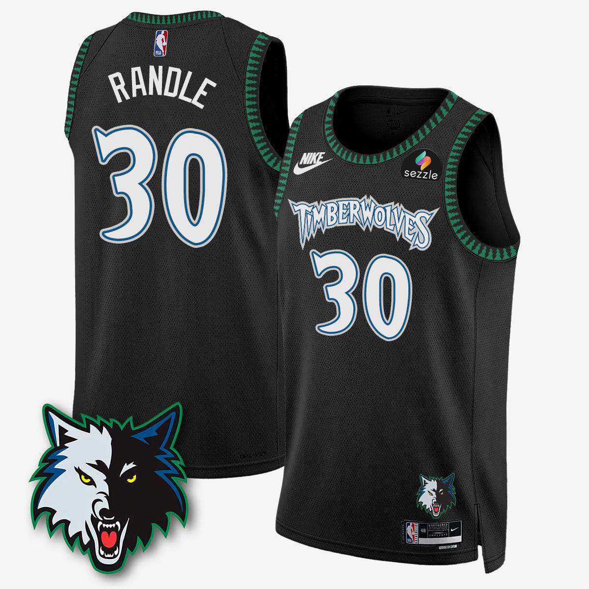 MIN "Black Trees" 25/26 Classic Edition Jersey - Stitched product image 4, provided for visual reference and product detail