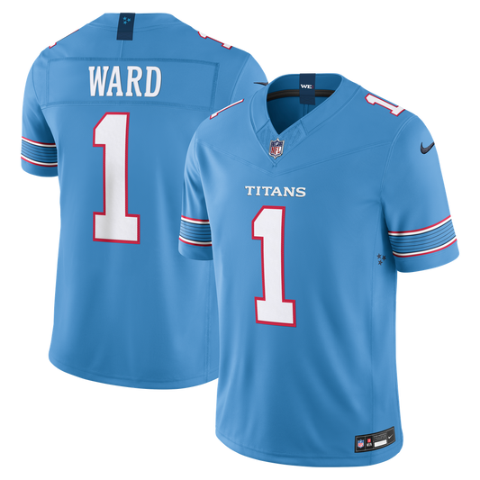 Tennessee Titans Cameron Ward Nike Light Blue Team Vapor product image 1