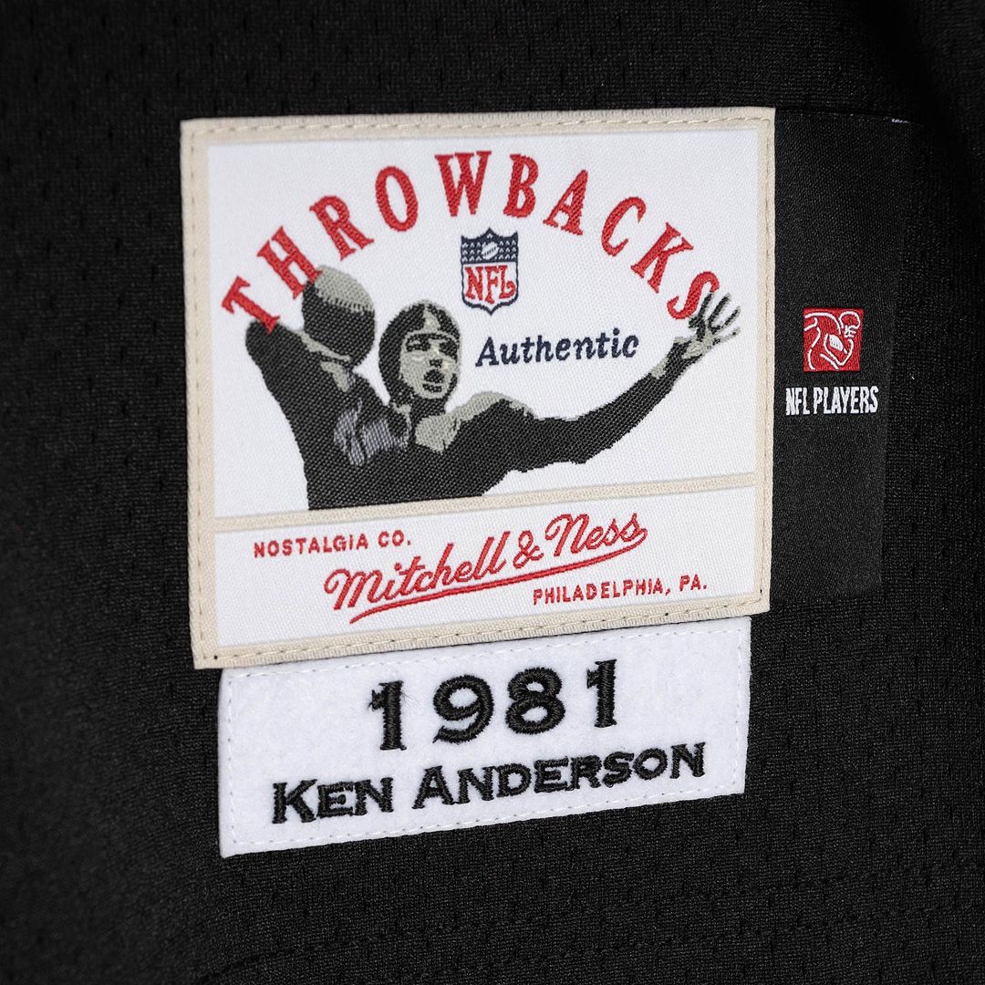 Cincinnati Bengals 1981 Ken Anderson Mitchell & Ness Black product image 5